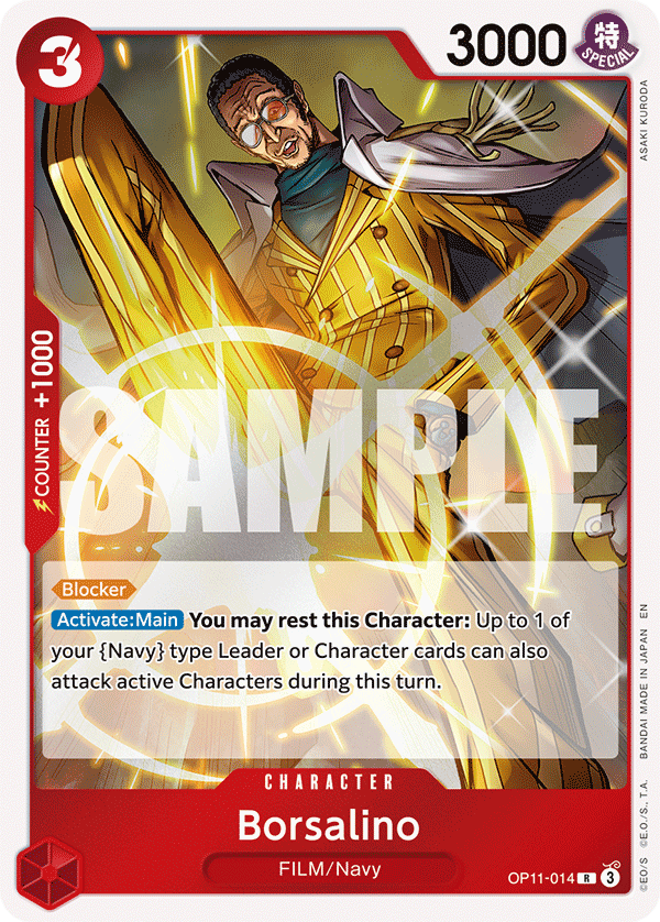 Borsalino - onepiece TCG Card