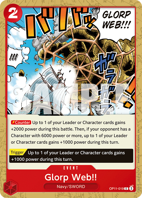 Glorp Web!! - onepiece TCG Card