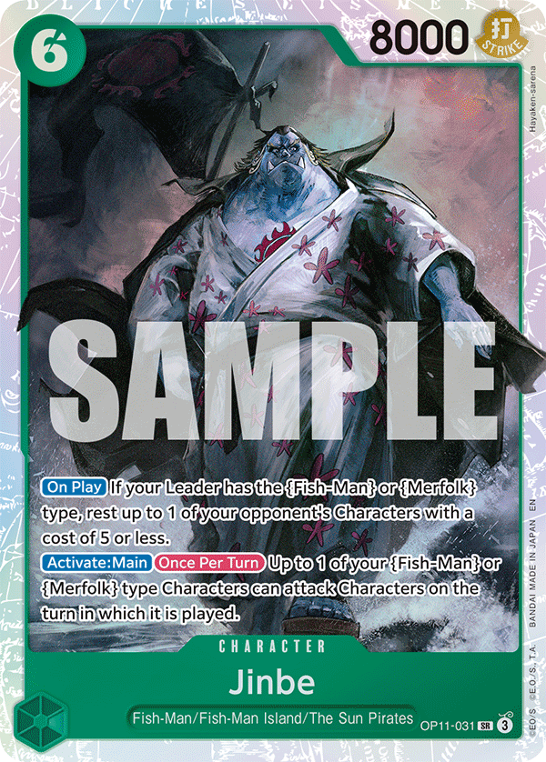 Jinbe - onepiece TCG Card