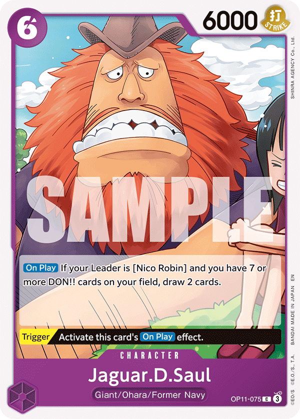Jaguar.D.Saul - onepiece TCG Card