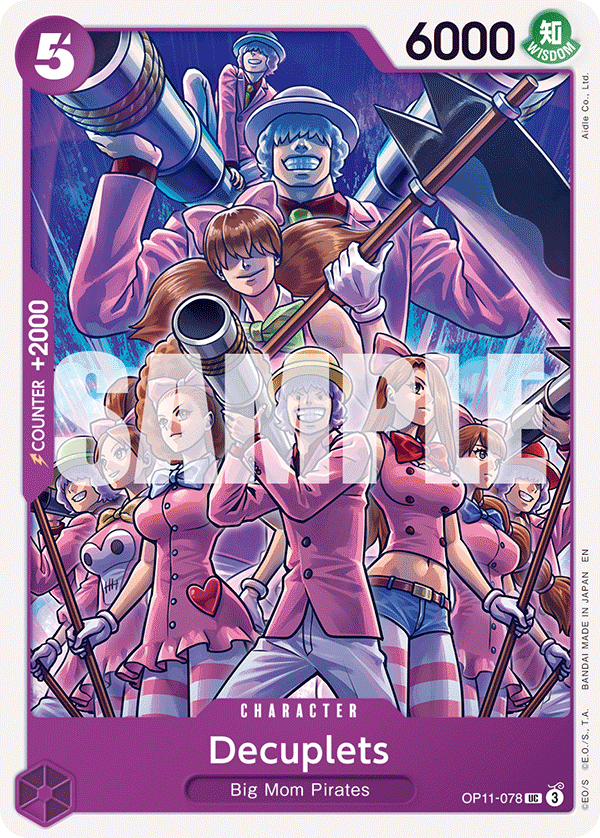 Decuplets - onepiece TCG Card