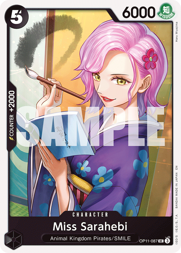 Miss Sarahebi - onepiece TCG Card