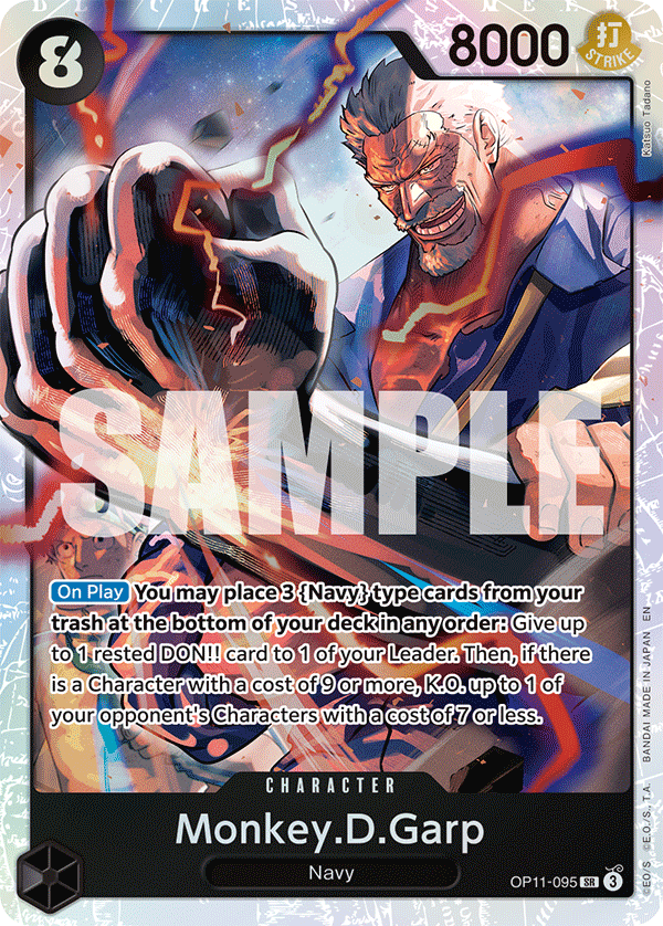 Monkey.D.Garp - onepiece TCG Card