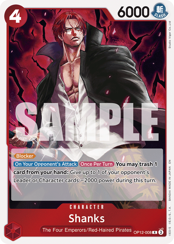 Shanks - onepiece TCG Card