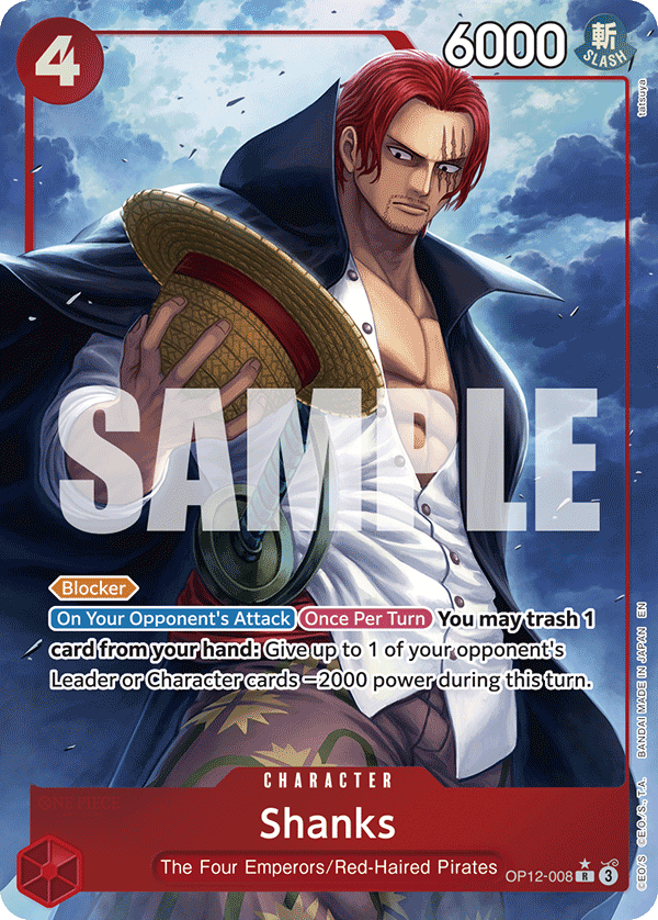 Shanks - onepiece TCG Card