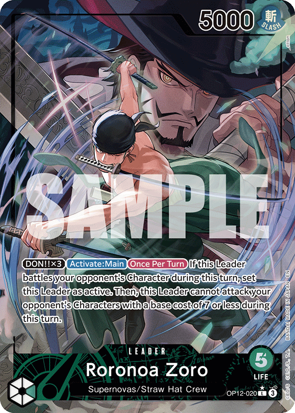 Roronoa Zoro - onepiece TCG Card