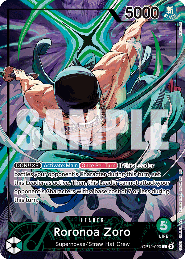 Roronoa Zoro - onepiece TCG Card