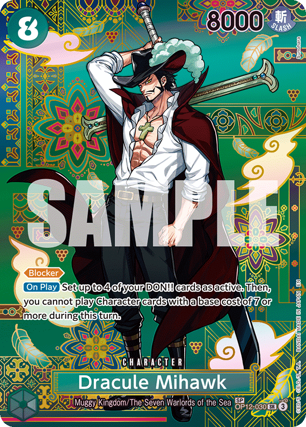 Dracule Mihawk - onepiece TCG Card