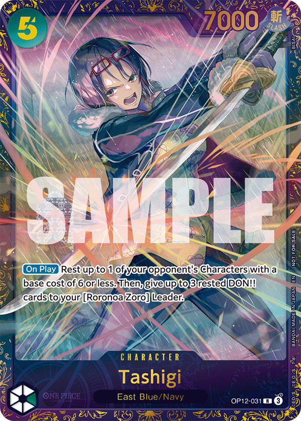 Tashigi - onepiece TCG Card