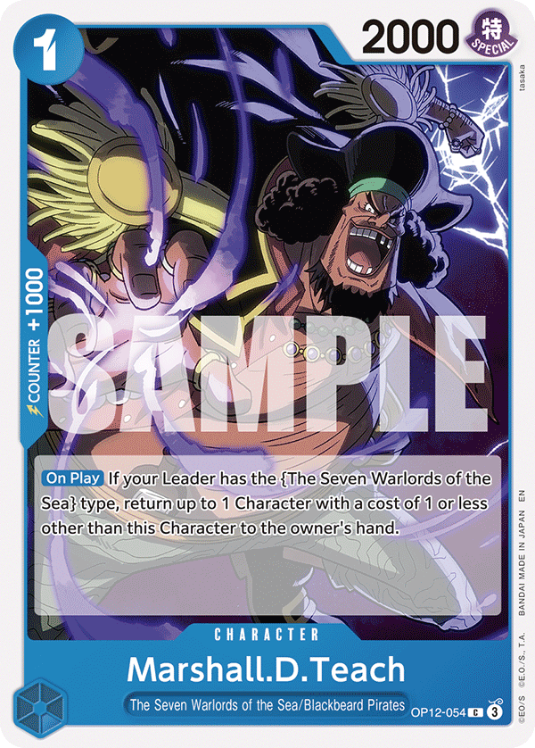 Marshall.D.Teach - onepiece TCG Card