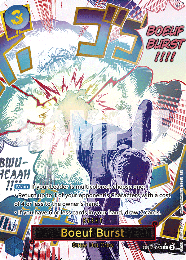 Boeuf Burst - onepiece TCG Card