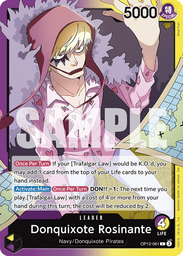 Donquixote Rosinante - onepiece TCG Card