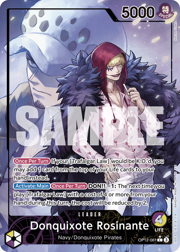Donquixote Rosinante - onepiece TCG Card