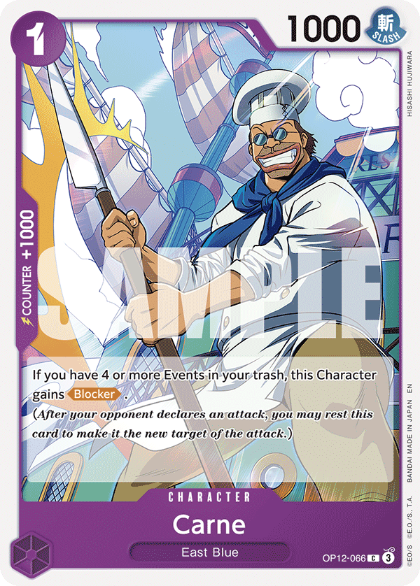 Carne - onepiece TCG Card