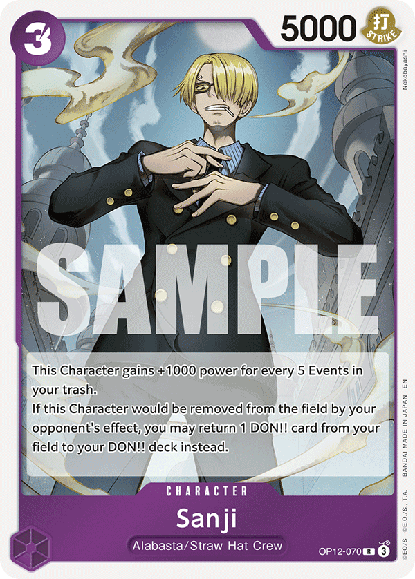 Sanji - onepiece TCG Card