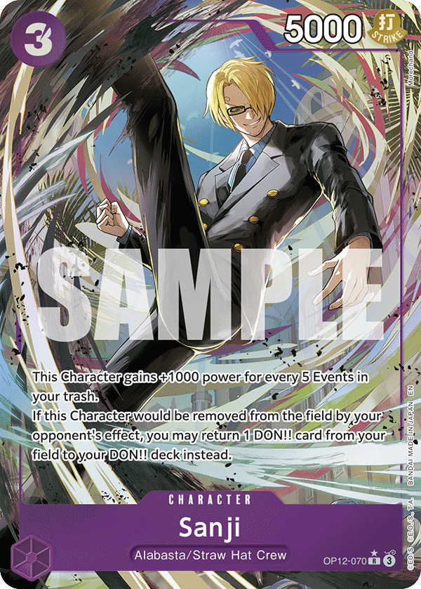 Sanji - onepiece TCG Card