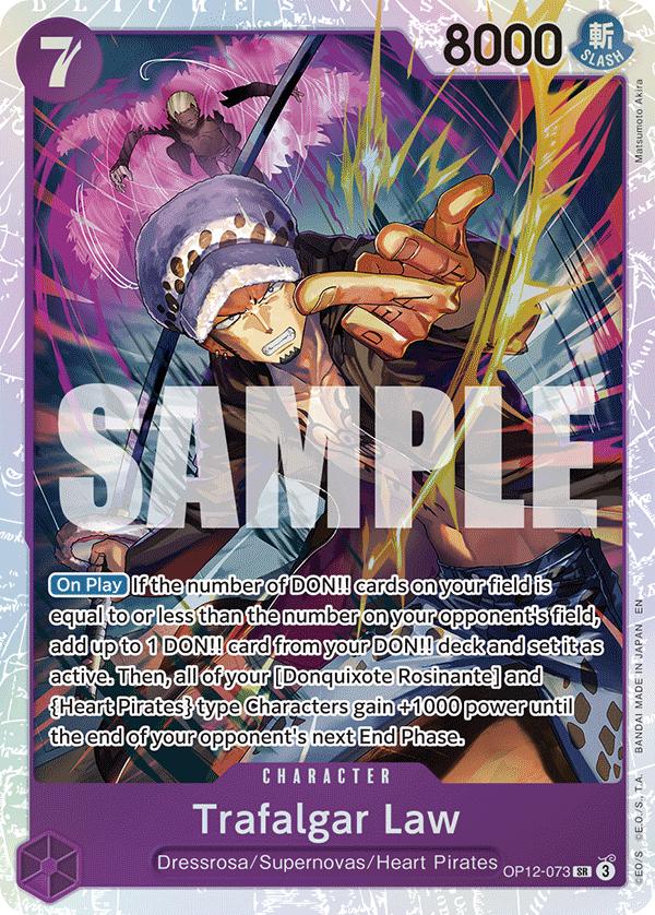 Trafalgar Law - onepiece TCG Card