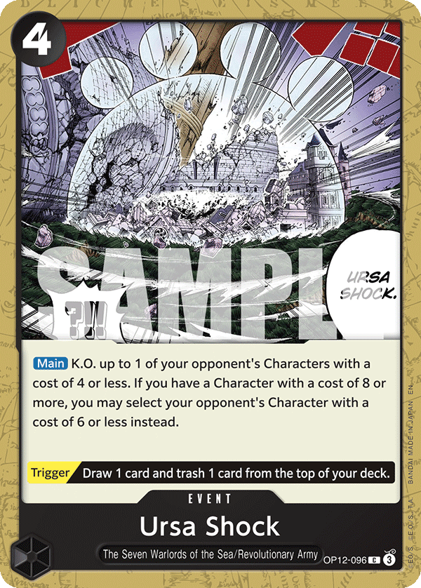 Ursa Shock - onepiece TCG Card