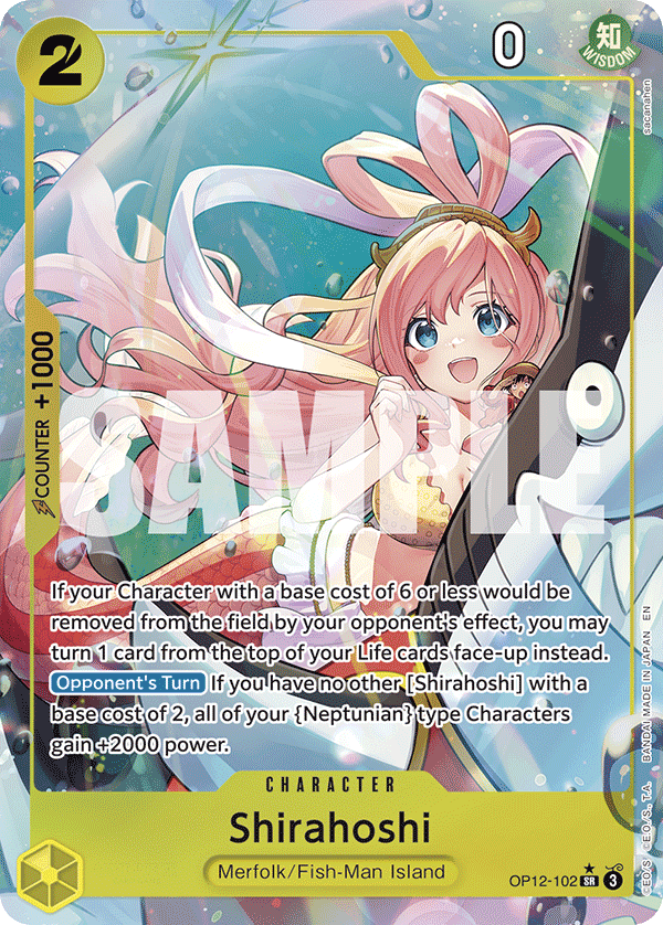 Shirahoshi - onepiece TCG Card