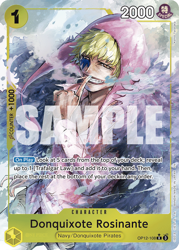 Donquixote Rosinante - onepiece TCG Card