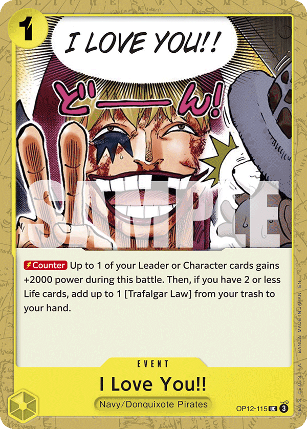 I Love You!! - onepiece TCG Card