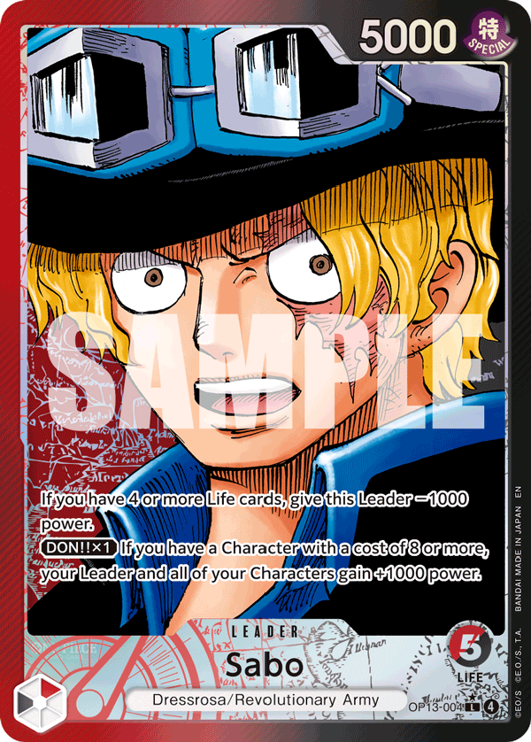 Sabo - onepiece TCG Card