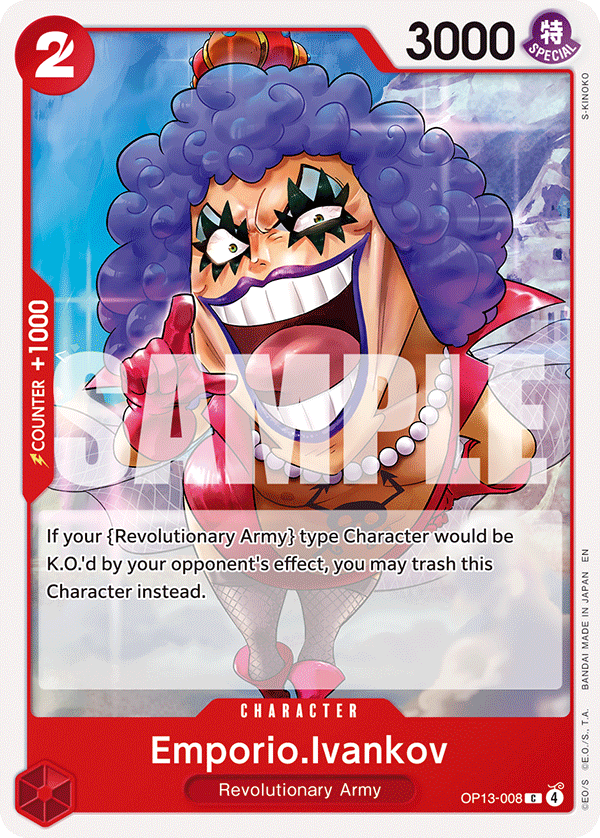 Emporio.Ivankov - onepiece TCG Card