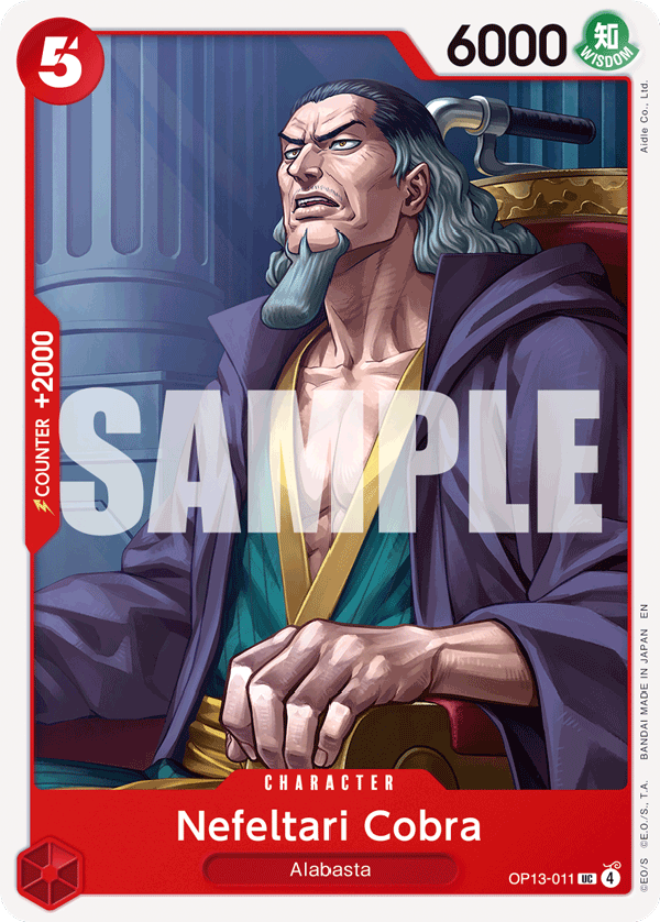 Nefeltari Cobra - onepiece TCG Card