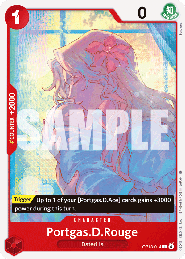 Portgas.D.Rouge - onepiece TCG Card