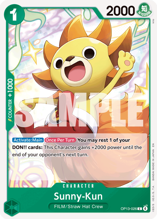 Sunny-Kun - onepiece TCG Card