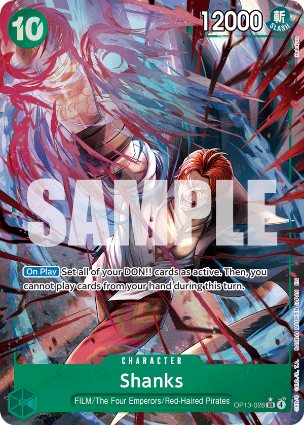 Shanks - onepiece TCG Card