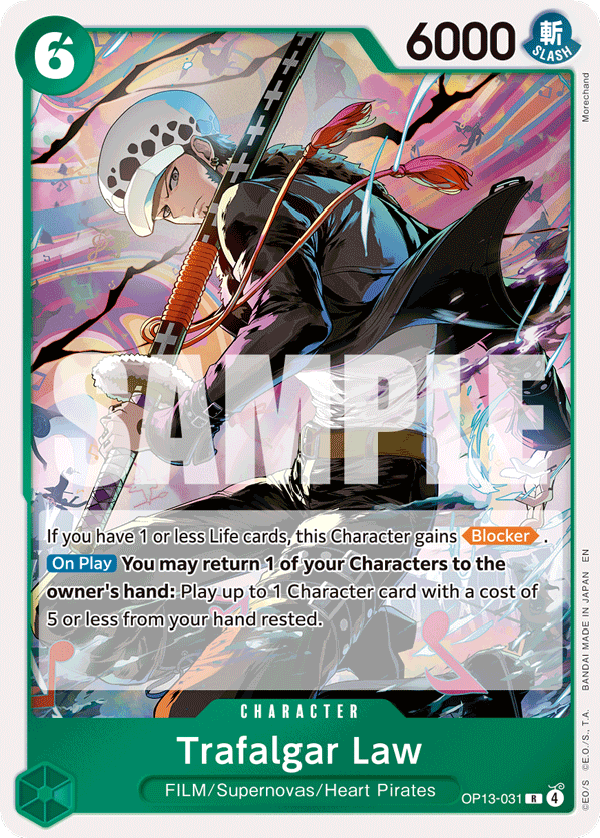 Trafalgar Law - onepiece TCG Card