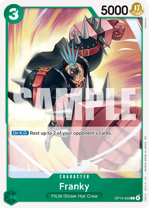 Franky - onepiece TCG Card