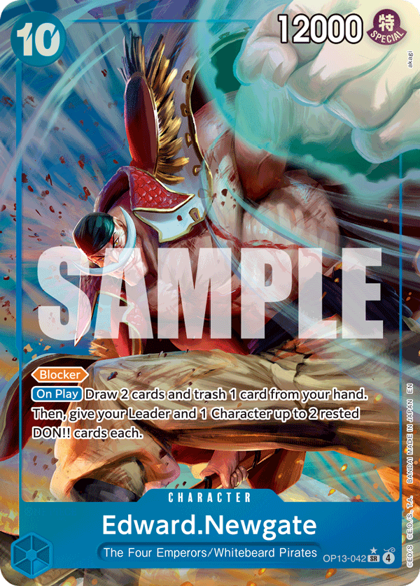 Edward.Newgate - onepiece TCG Card