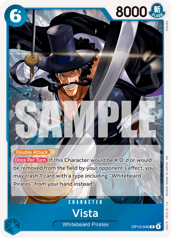 Vista - onepiece TCG Card