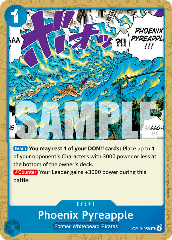 Phoenix Pyreapple - onepiece TCG Card
