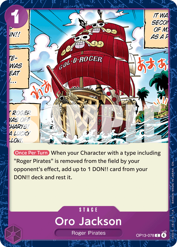 Oro Jackson - onepiece TCG Card