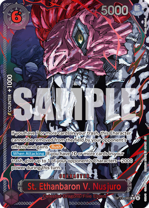 St. Ethanbaron V. Nusjuro - onepiece TCG Card