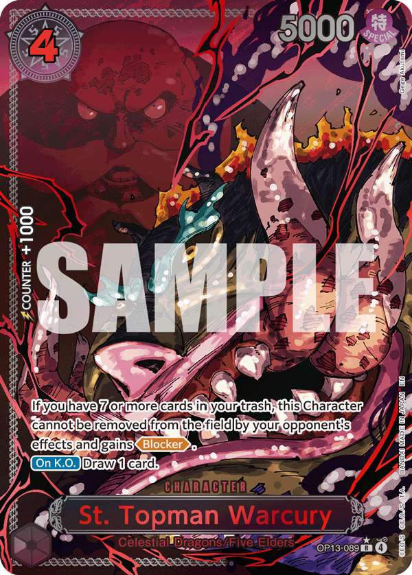 St. Topman Warcury - onepiece TCG Card
