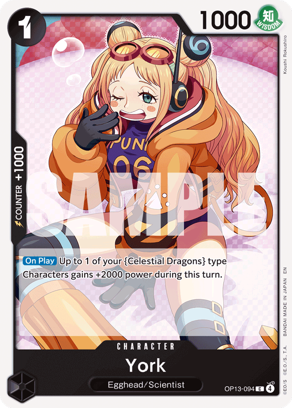 York - onepiece TCG Card