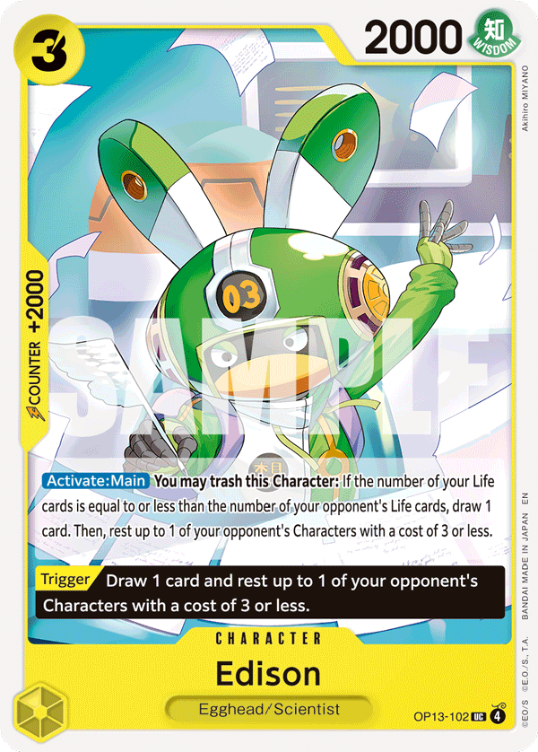 Edison - onepiece TCG Card