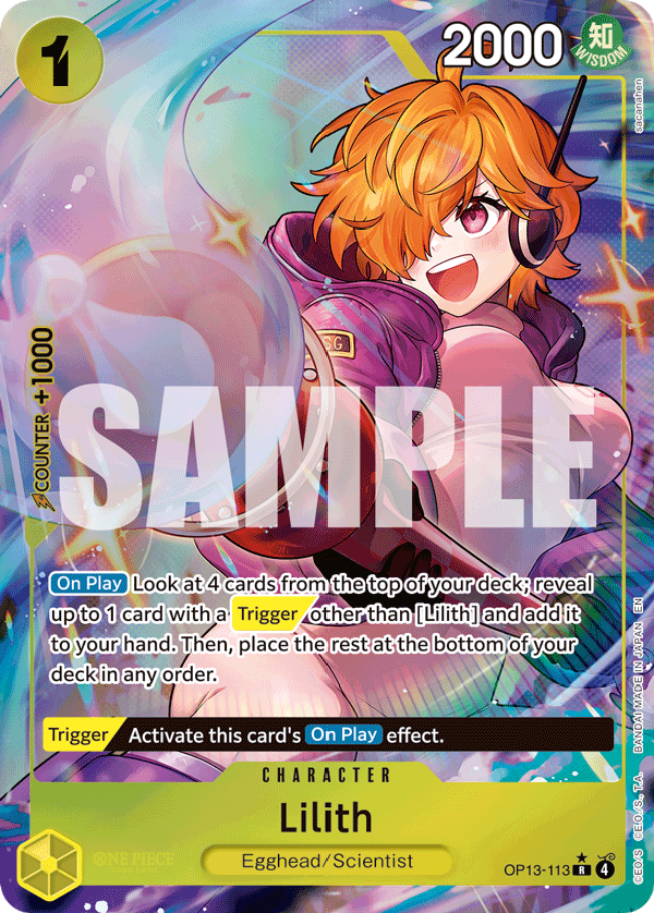Lilith - onepiece TCG Card