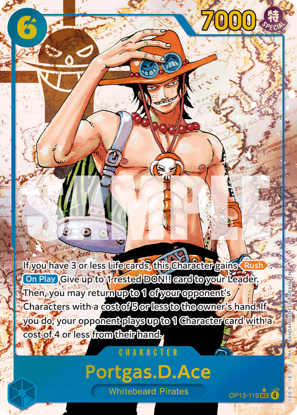 Portgas.D.Ace - onepiece TCG Card