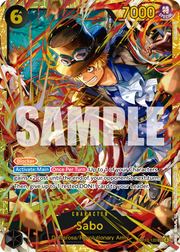 Sabo - onepiece TCG Card