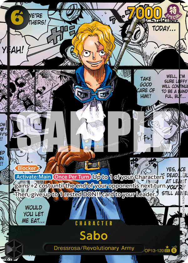 Sabo - onepiece TCG Card