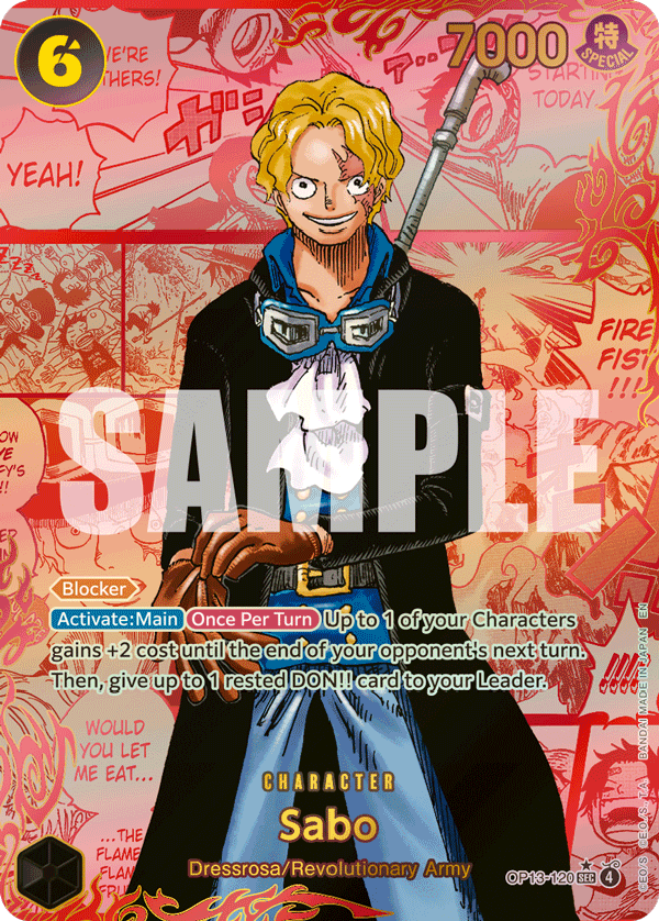Sabo - onepiece TCG Card