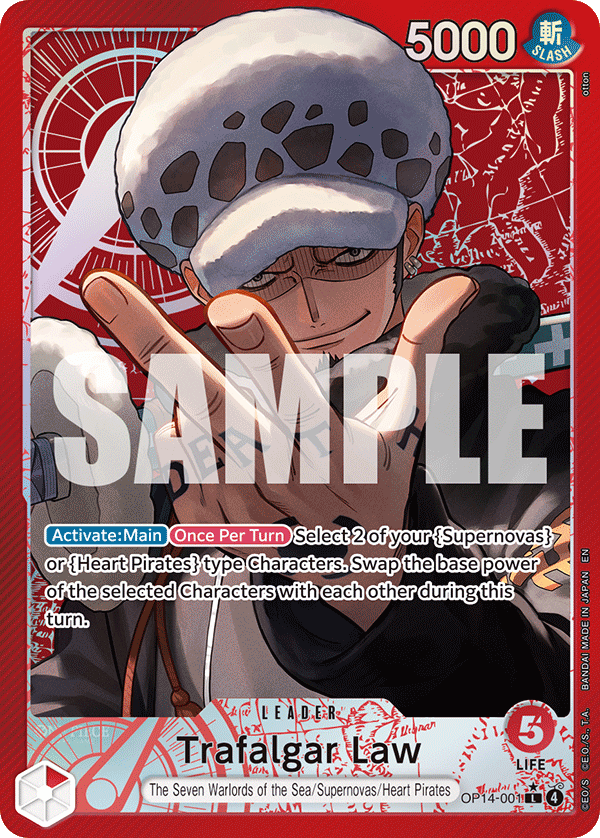 Trafalgar Law - onepiece TCG Card