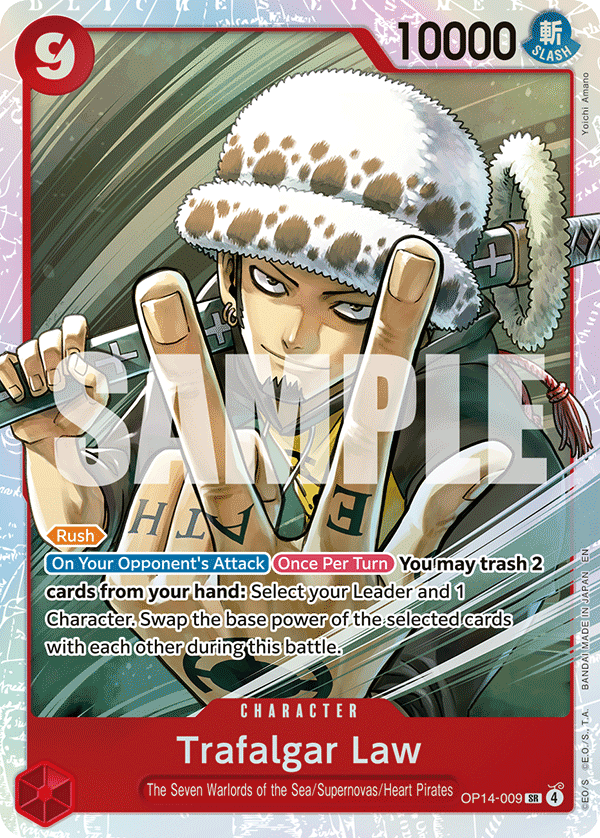 Trafalgar Law - onepiece TCG Card