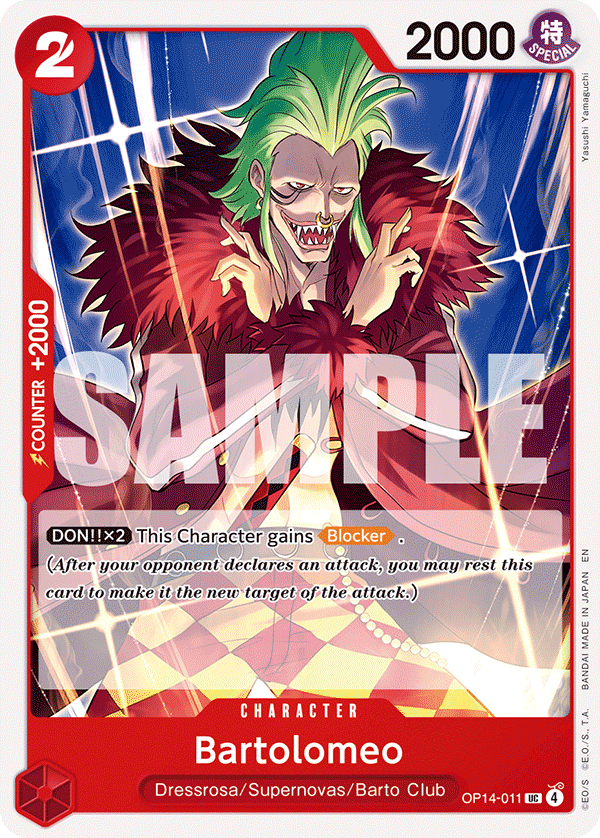 Bartolomeo - onepiece TCG Card