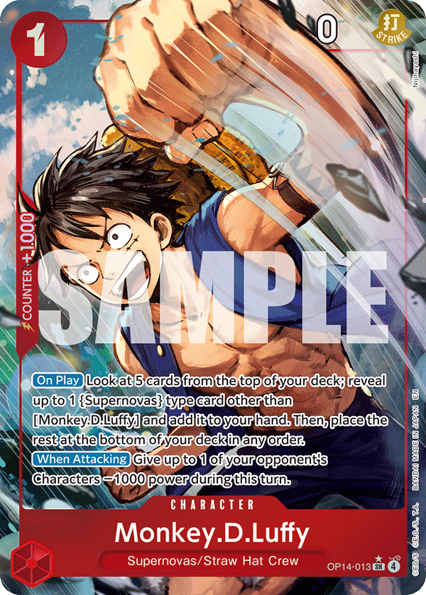 Monkey.D.Luffy - onepiece TCG Card